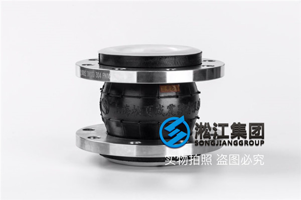 DN65/80-PN16-SS304L,内衬四氟+304法兰橡胶接头